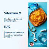 Kit Gustavo Borges (Vitamina C com Zinco e N Acetilcisteina com Selênio e Molibdênio)